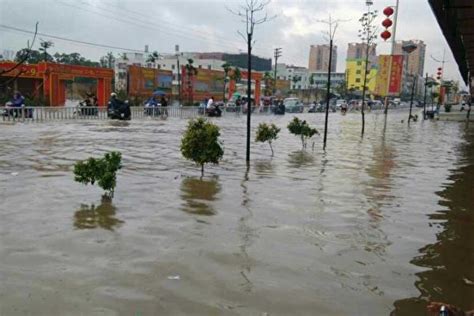 東莞水災|廣東東莞也傳暴雨成災 多個鎮區淹成一片海